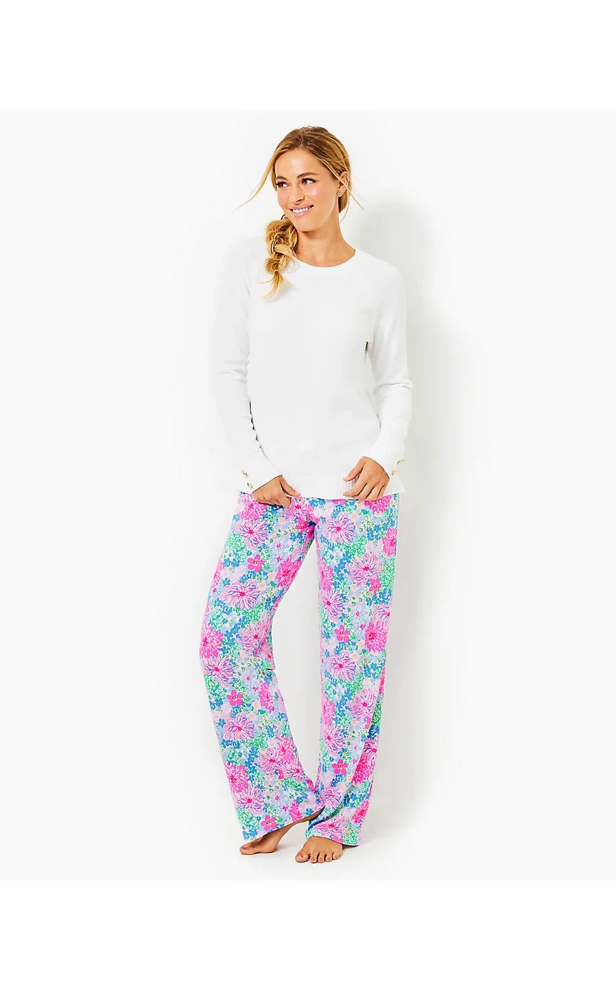 Praxon SweaterWomen - Sweaters & Cardigans - Pullover SweatersLILLY PULITZERThe Printed Peach Savannah