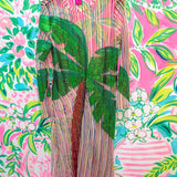 Rainbow Stripe Long Sleeve Palm Tree Sheer CoverupQueen of SparklesThe Printed Peach Savannah