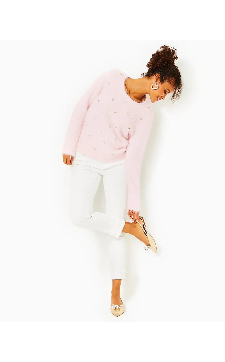 Ralley SweaterWomen - Sweaters & Cardigans - Pullover SweatersLILLY PULITZERThe Printed Peach Savannah