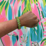 Rectangle Enamel Stretch BraceletJewelryThe Printed Peach Savannah