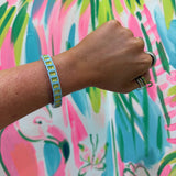 Rectangle Enamel Stretch BraceletJewelryThe Printed Peach Savannah