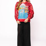 Red Nutcracker Ballet Stage Scene SweatshirtQueen of SparklesThe Printed Peach Savannah