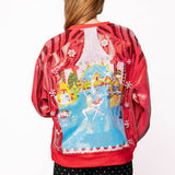 Red Nutcracker Ballet Stage Scene SweatshirtQueen of SparklesThe Printed Peach Savannah