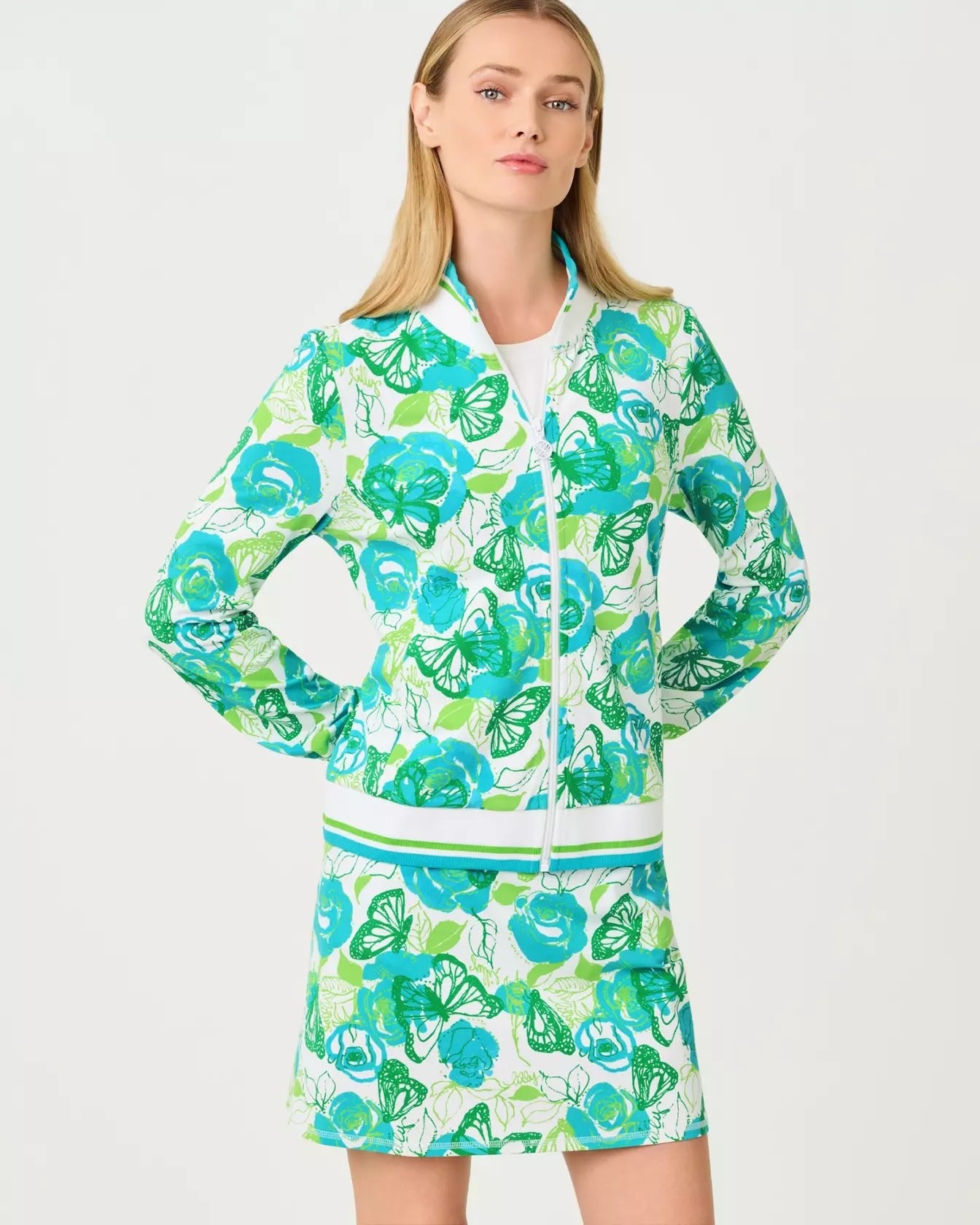 Regate Jacket UPF 50+LILLY PULITZERThe Printed Peach Savannah