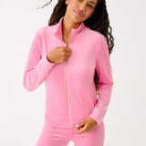Regate Velour JacketWomen - Loungewear - TopsLILLY PULITZERThe Printed Peach Savannah