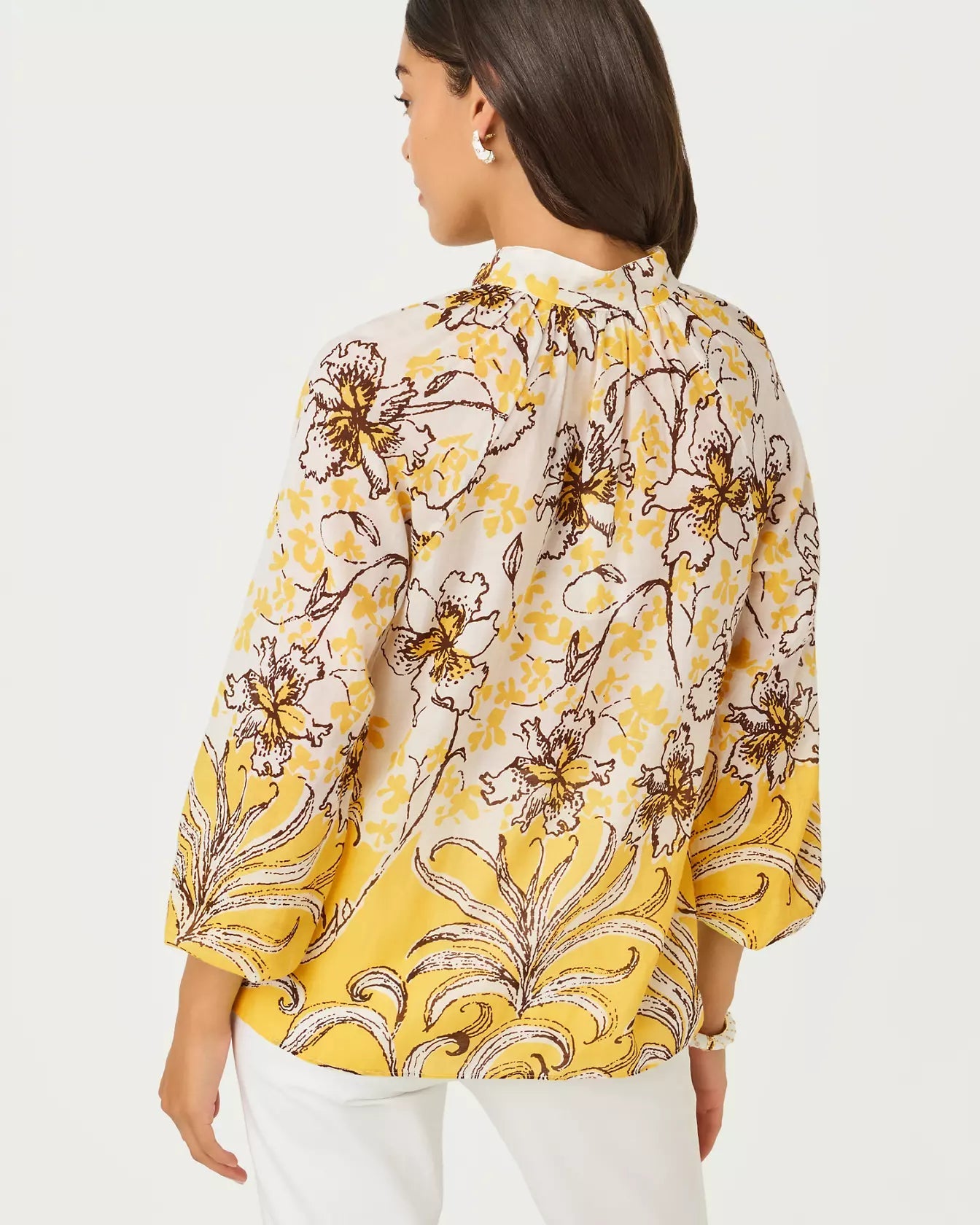 Renisha Long Sleeve TopWomen - BlousesLILLY PULITZERThe Printed Peach Savannah