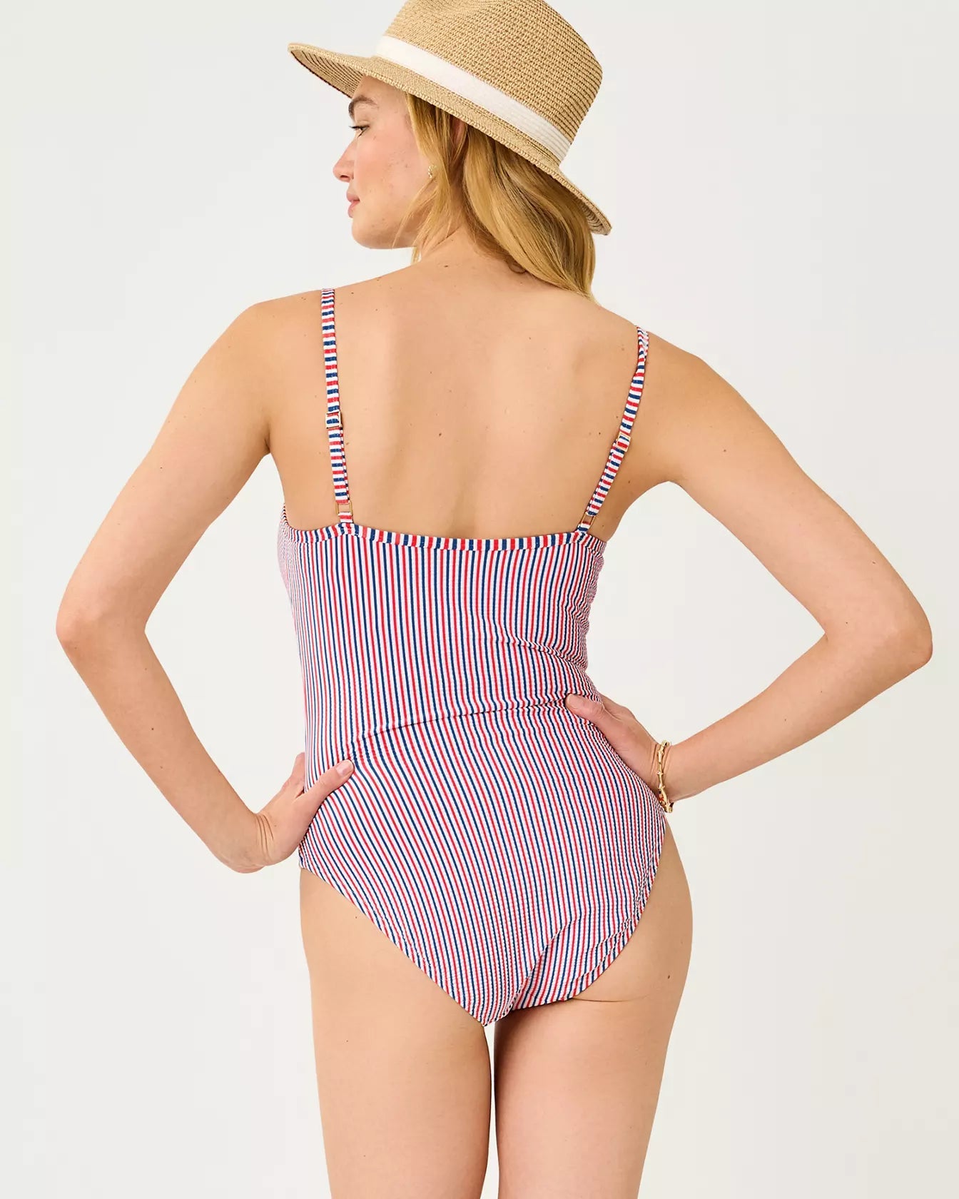 Rhiannan One - Piece SwimsuitWomen - Swim - One - Piece SwimsuitsLILLY PULITZERThe Printed Peach Savannah