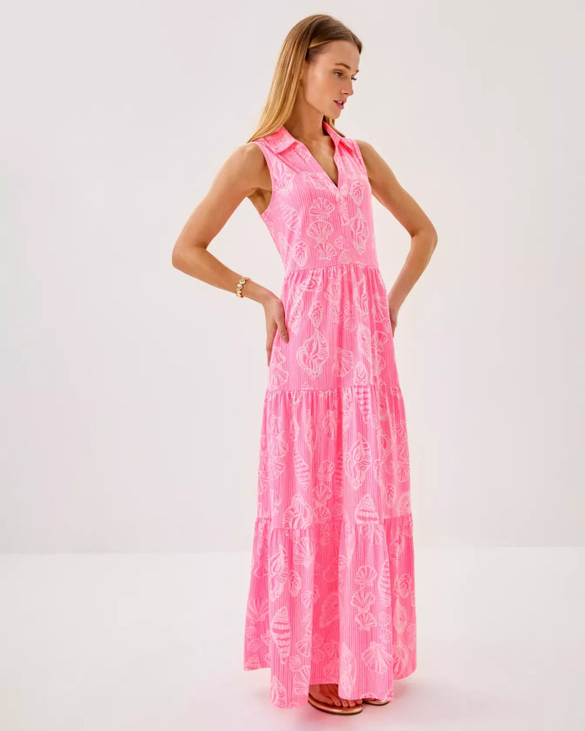 Riegan Maxi DressHeartland Retail ItemsLILLY PULITZERThe Printed Peach Savannah