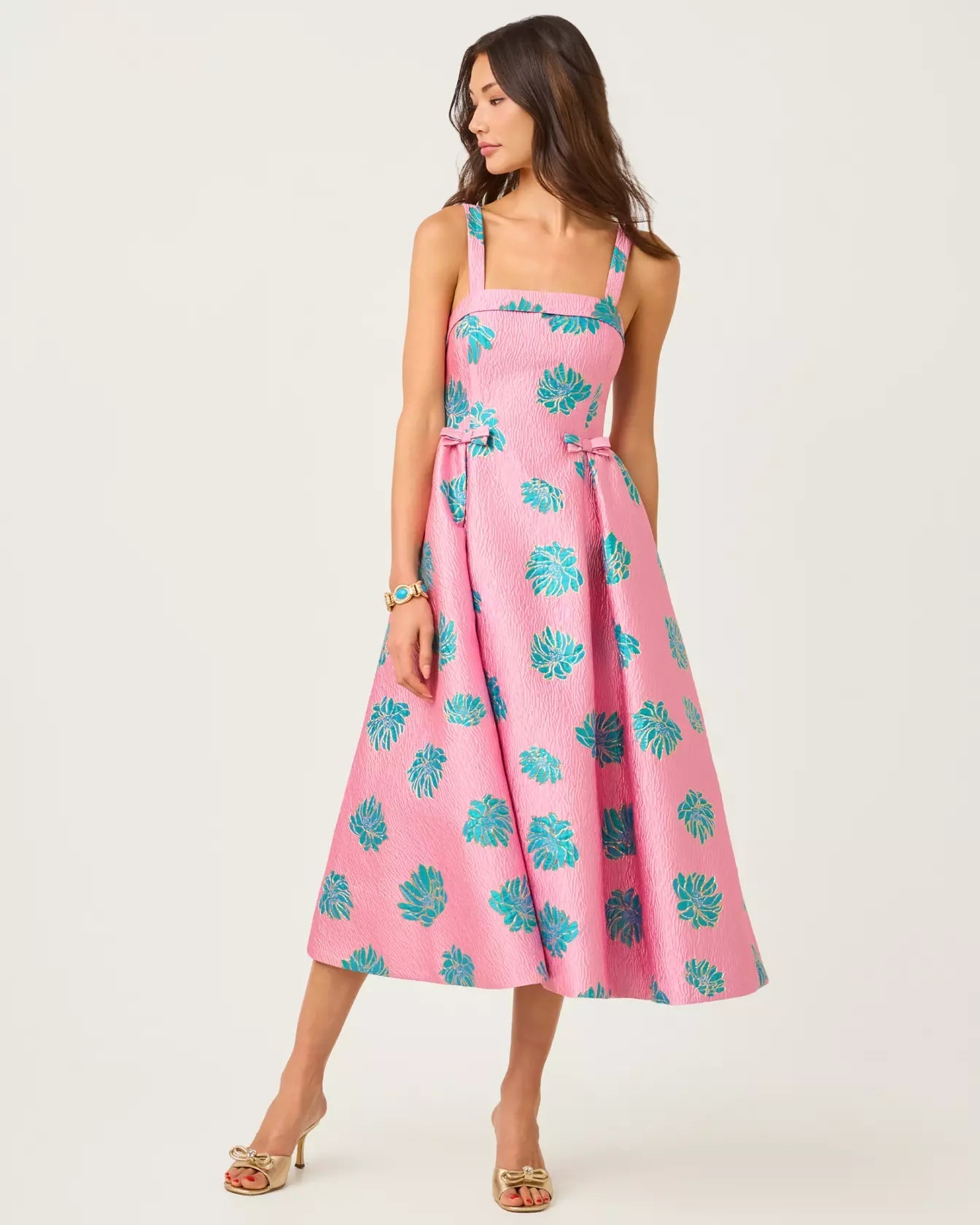 Rissy Midi DressLILLY PULITZERThe Printed Peach Savannah