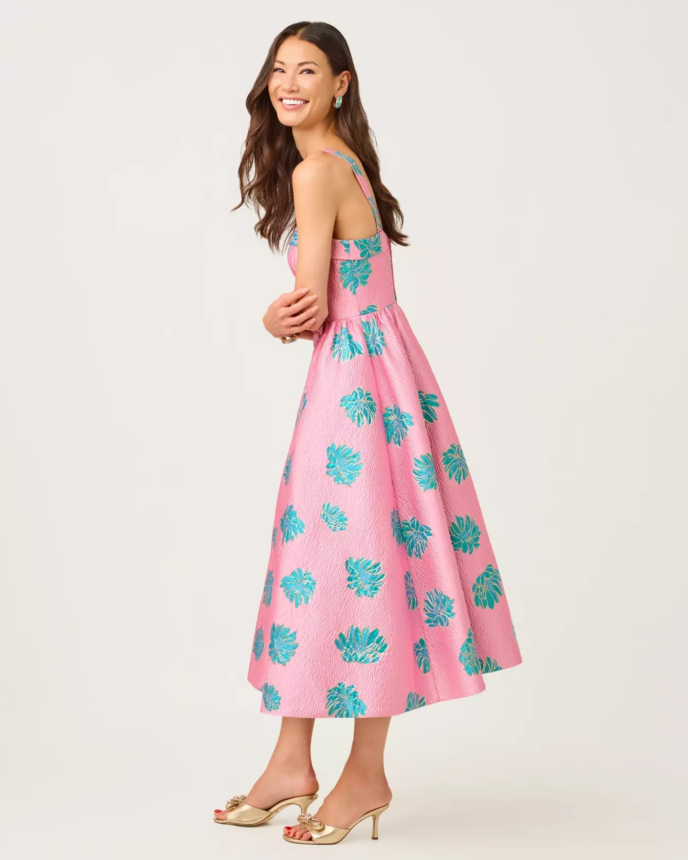 Rissy Midi DressLILLY PULITZERThe Printed Peach Savannah
