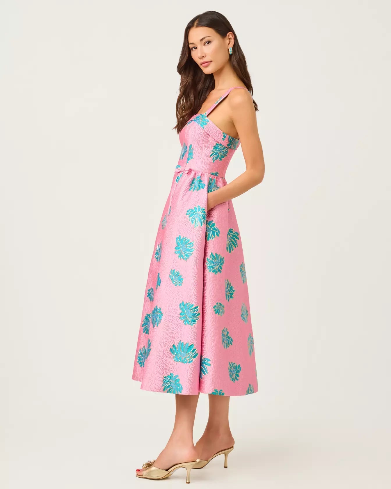 Rissy Midi DressLILLY PULITZERThe Printed Peach Savannah