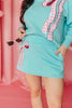 Robin Egg Skirt/Skort with Pink Gingham BowHeartland Retail ItemsBrianna CannonThe Printed Peach Savannah