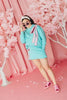 Robin Egg Skirt/Skort with Pink Gingham BowHeartland Retail ItemsBrianna CannonThe Printed Peach Savannah
