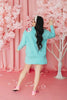Robin Egg Skirt/Skort with Pink Gingham BowHeartland Retail ItemsBrianna CannonThe Printed Peach Savannah