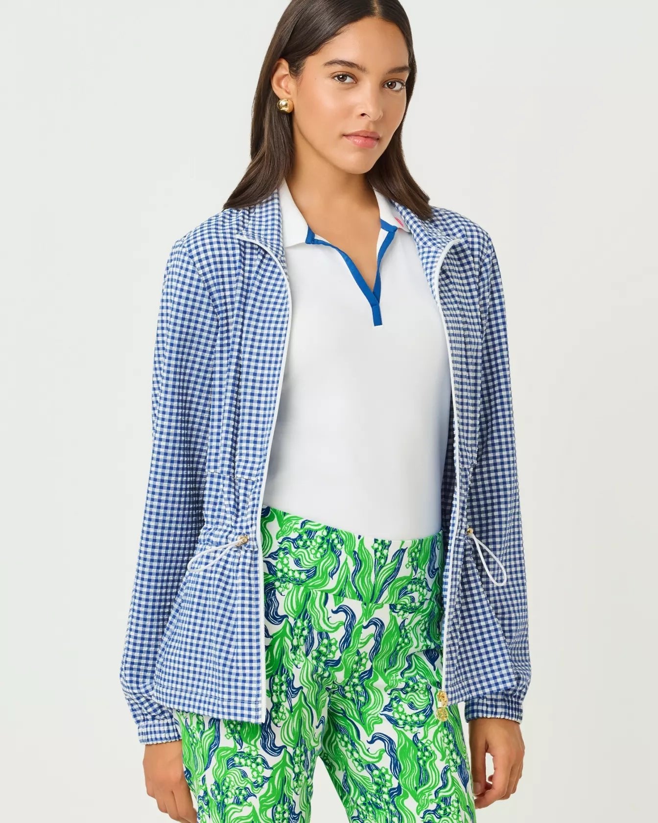 Romilly Performance Jacket UPF 50+LILLY PULITZERThe Printed Peach Savannah