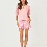 Ronson Eyelet Knit TopLILLY PULITZERThe Printed Peach Savannah