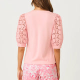 Ronson Eyelet Knit TopLILLY PULITZERThe Printed Peach Savannah