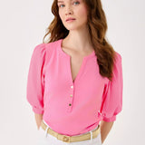 Ronson Knit TopWomen - Tops - TeesLILLY PULITZERThe Printed Peach Savannah