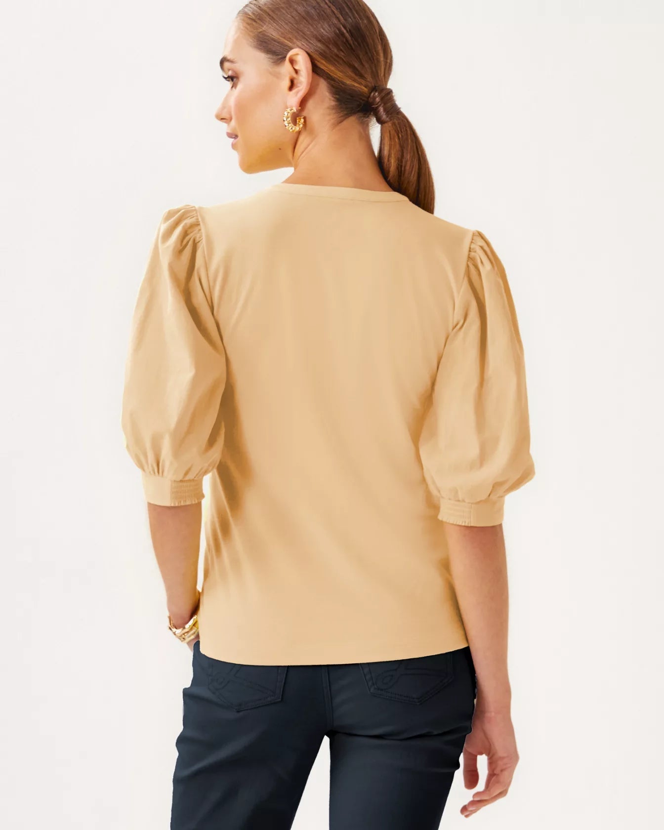 Ronson Knit TopWomens - Tops - TeesLILLY PULITZERThe Printed Peach Savannah