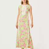 Rosalena Stretch Maxi Shift DressDresses Straight DressesLILLY PULITZERThe Printed Peach Savannah