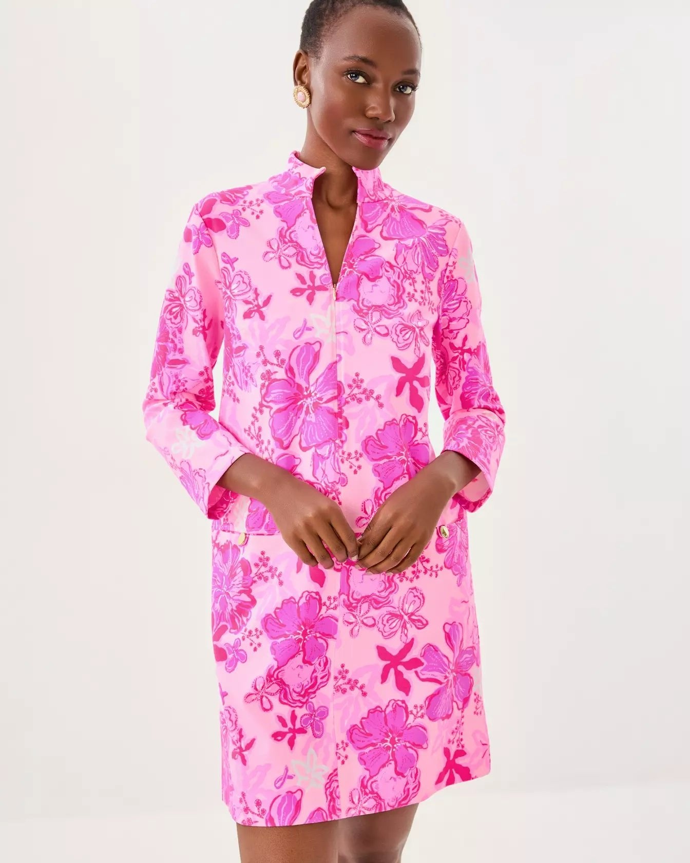 Rosie DressWomens - Dresses - Straight DressesLILLY PULITZERThe Printed Peach Savannah