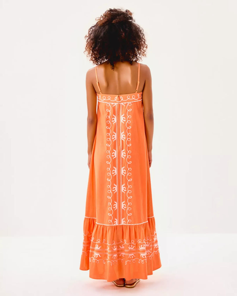 Rozalie Maxi DressWomens - DressesLILLY PULITZERThe Printed Peach Savannah