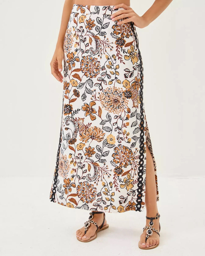 Sanders High Rise Maxi SkirtWomens - Bottoms - SkirtsLILLY PULITZERThe Printed Peach Savannah