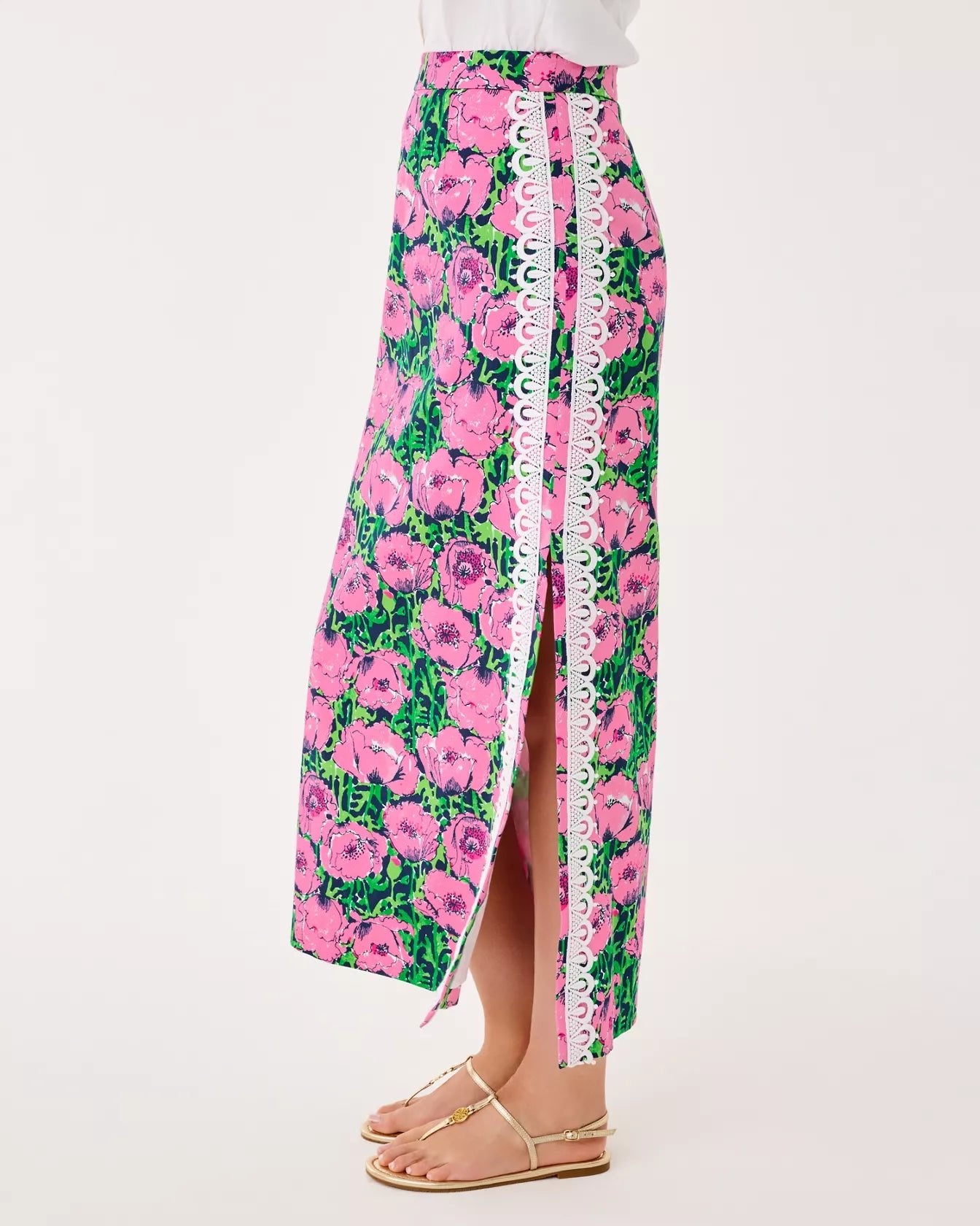 Sanders Maxi SkirtWomen - Bottoms - SkirtsLILLY PULITZERThe Printed Peach Savannah