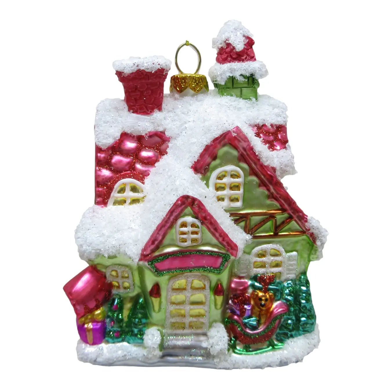 Santa's House OrnamentChristmasThe Printed Peach Savannah