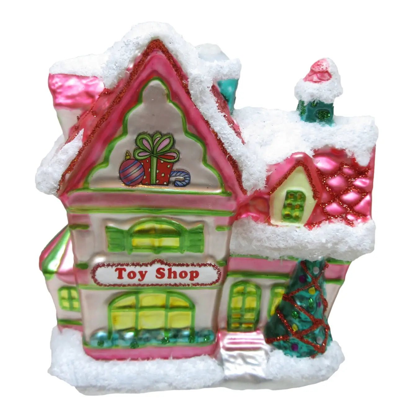 Santa's Toyshop House OrnamentChristmasThe Printed Peach Savannah