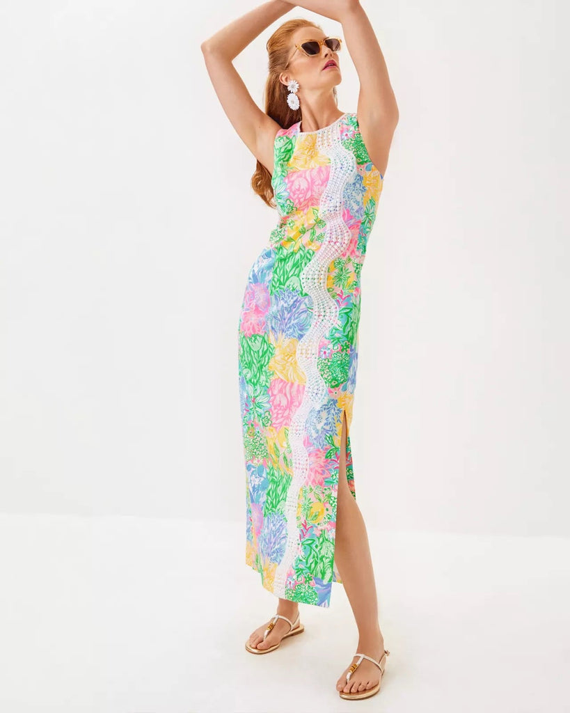 Sarabeth Maxi Shift DressHeartland Retail ItemsLILLY PULITZERThe Printed Peach Savannah