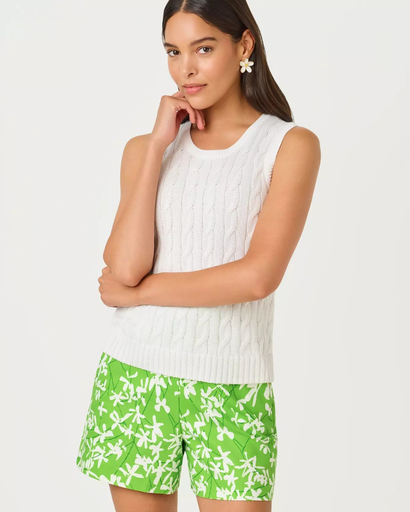 Sarissa Stretch ShortWomen - ShortsLILLY PULITZERThe Printed Peach Savannah