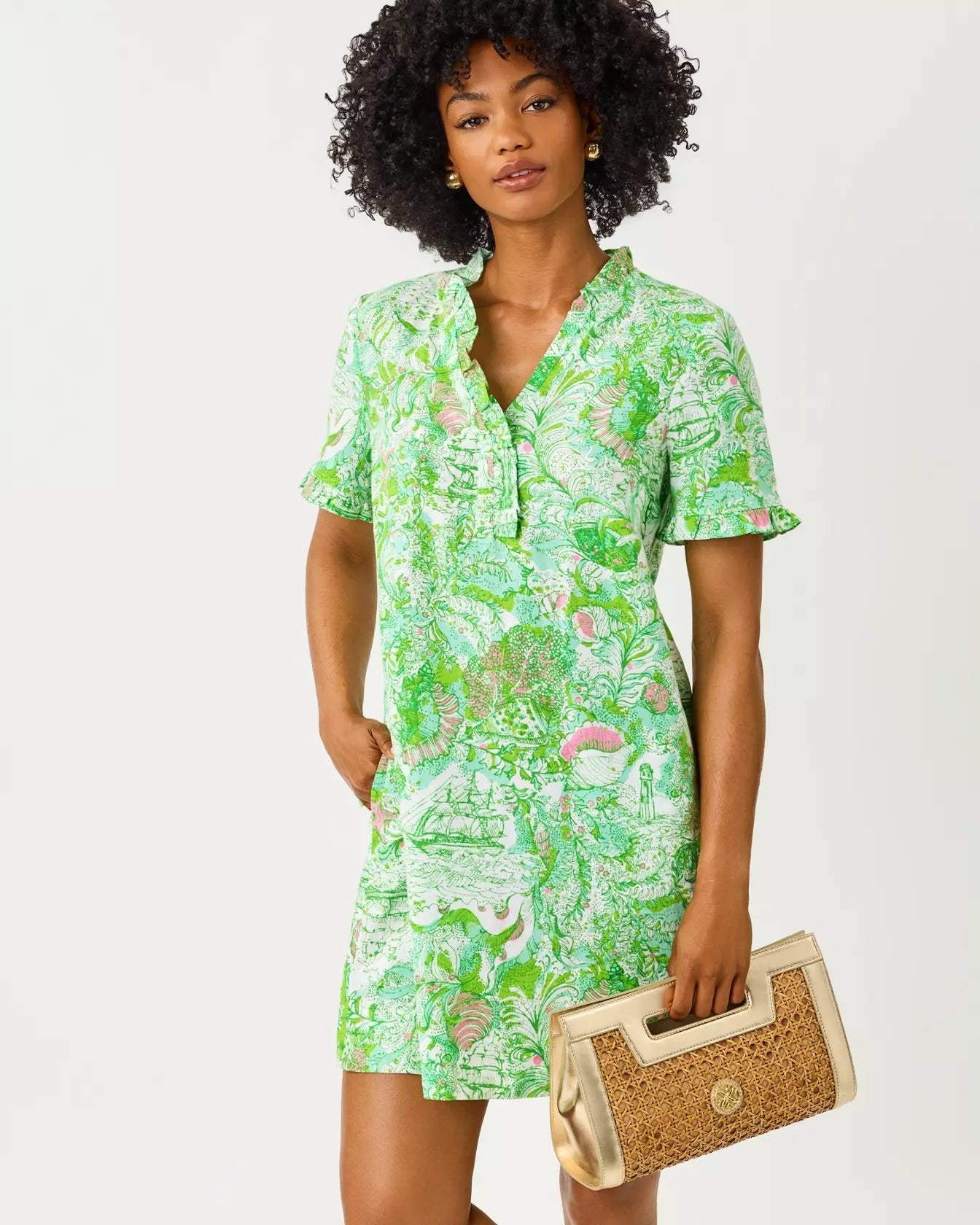 Scarlette DressLILLY PULITZERThe Printed Peach Savannah