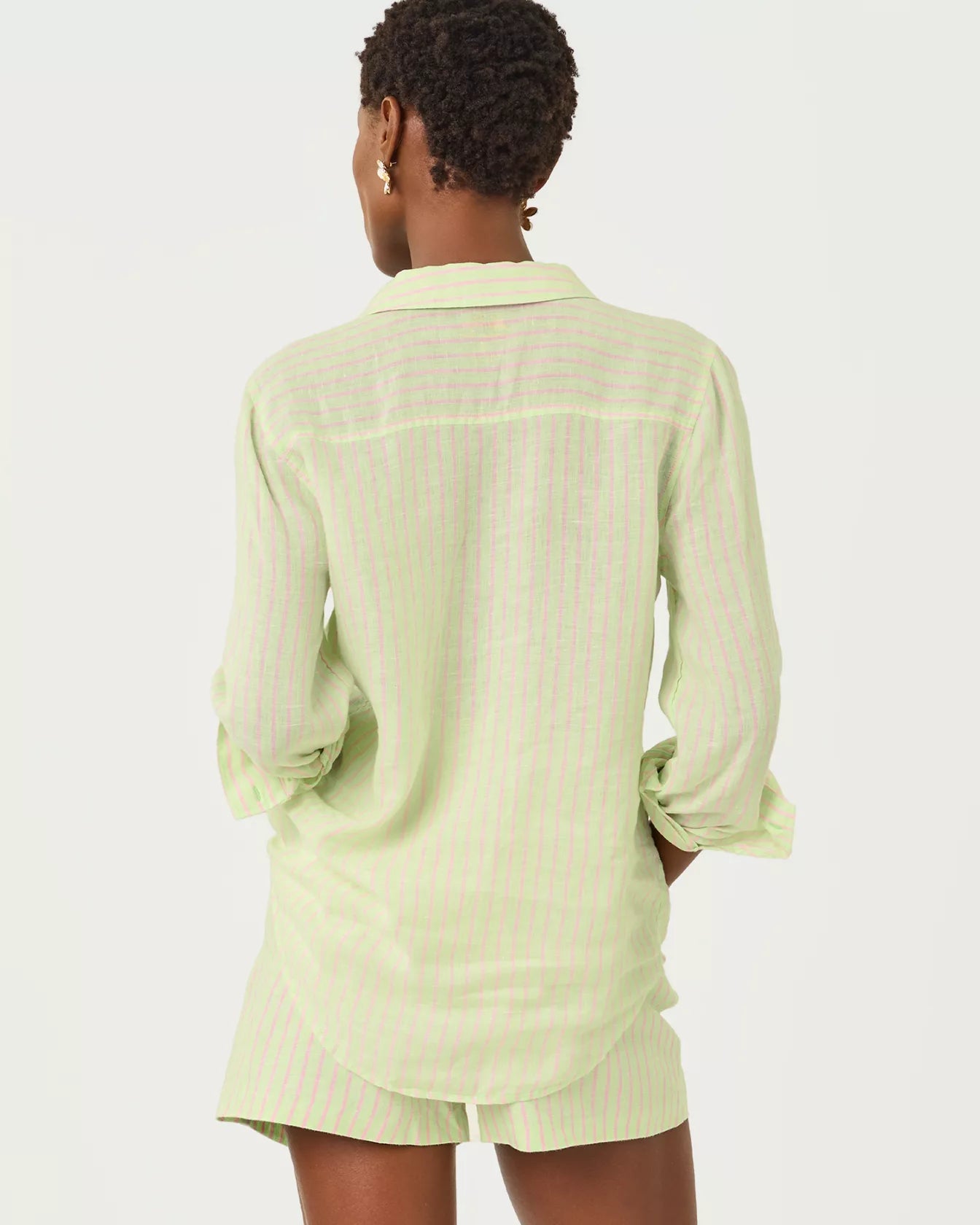 Sea View Button DownWomen - TopsLILLY PULITZERThe Printed Peach Savannah