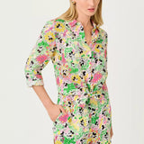 Sea View Button DownWomen - Tops - Tunics & ShirtsLILLY PULITZERThe Printed Peach Savannah