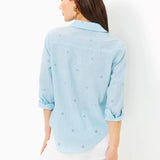 Sea View Button Down TopWomen - Tops - Tunics & ShirtsLILLY PULITZERThe Printed Peach Savannah