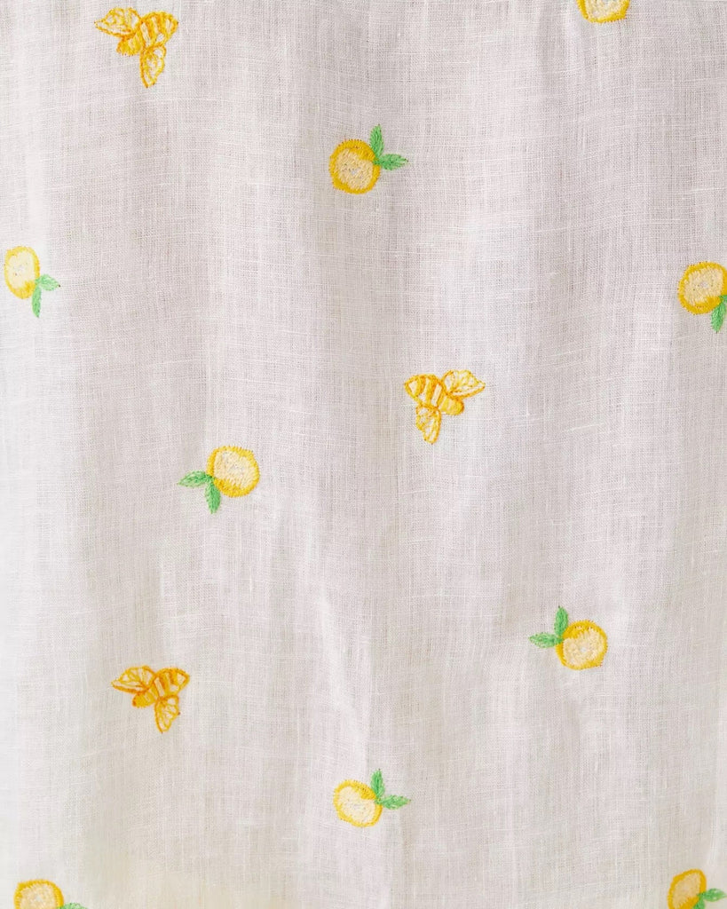 Sea View Linen Button Down TopHeartland Retail ItemsLILLY PULITZERThe Printed Peach Savannah