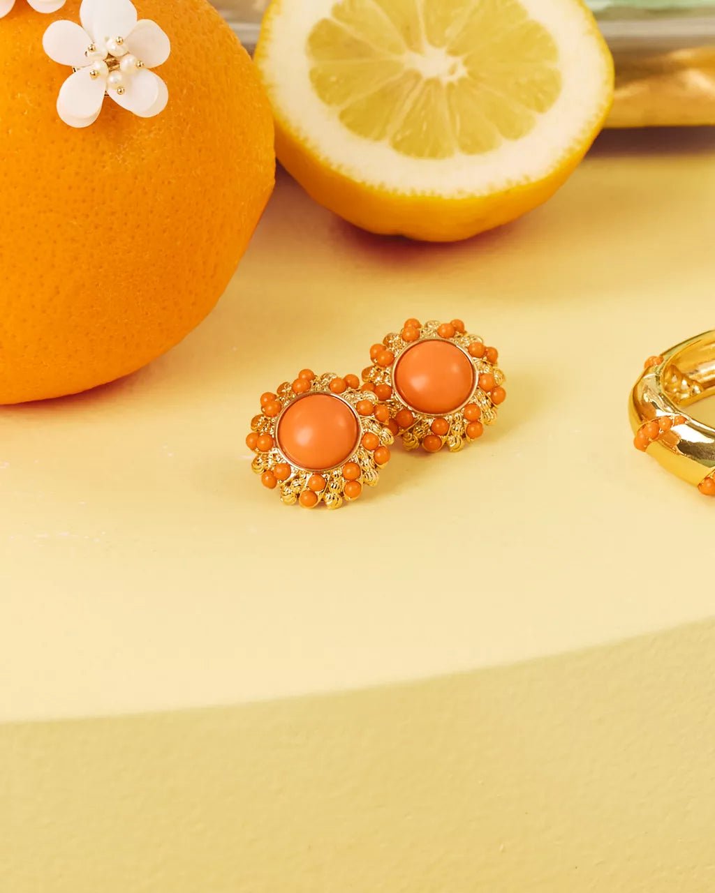 Seaside Harbour EarringsAccessories - Jewelry - EarringsLILLY PULITZERThe Printed Peach Savannah