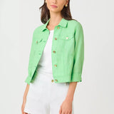 Seaspray Linen JacketLILLY PULITZERThe Printed Peach Savannah