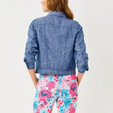 Seaspray Linen JacketWomen - OuterwearLILLY PULITZERThe Printed Peach Savannah