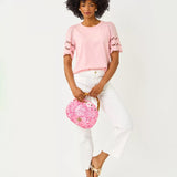 Sebene Eyelet Knit TopWomen - Tops - TeesLILLY PULITZERThe Printed Peach Savannah