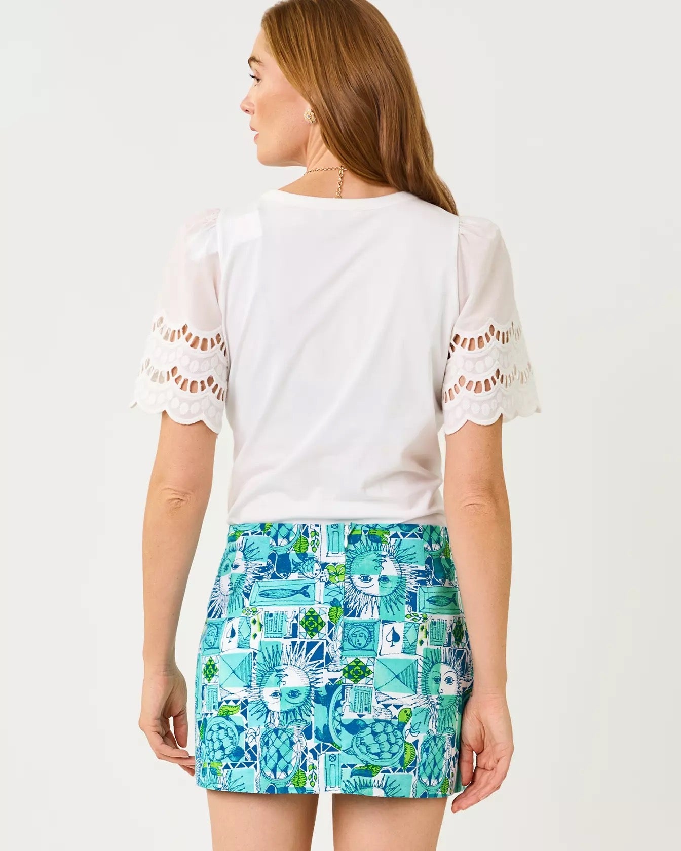 Sebene Knit TopWomen - Tops - TeesLILLY PULITZERThe Printed Peach Savannah