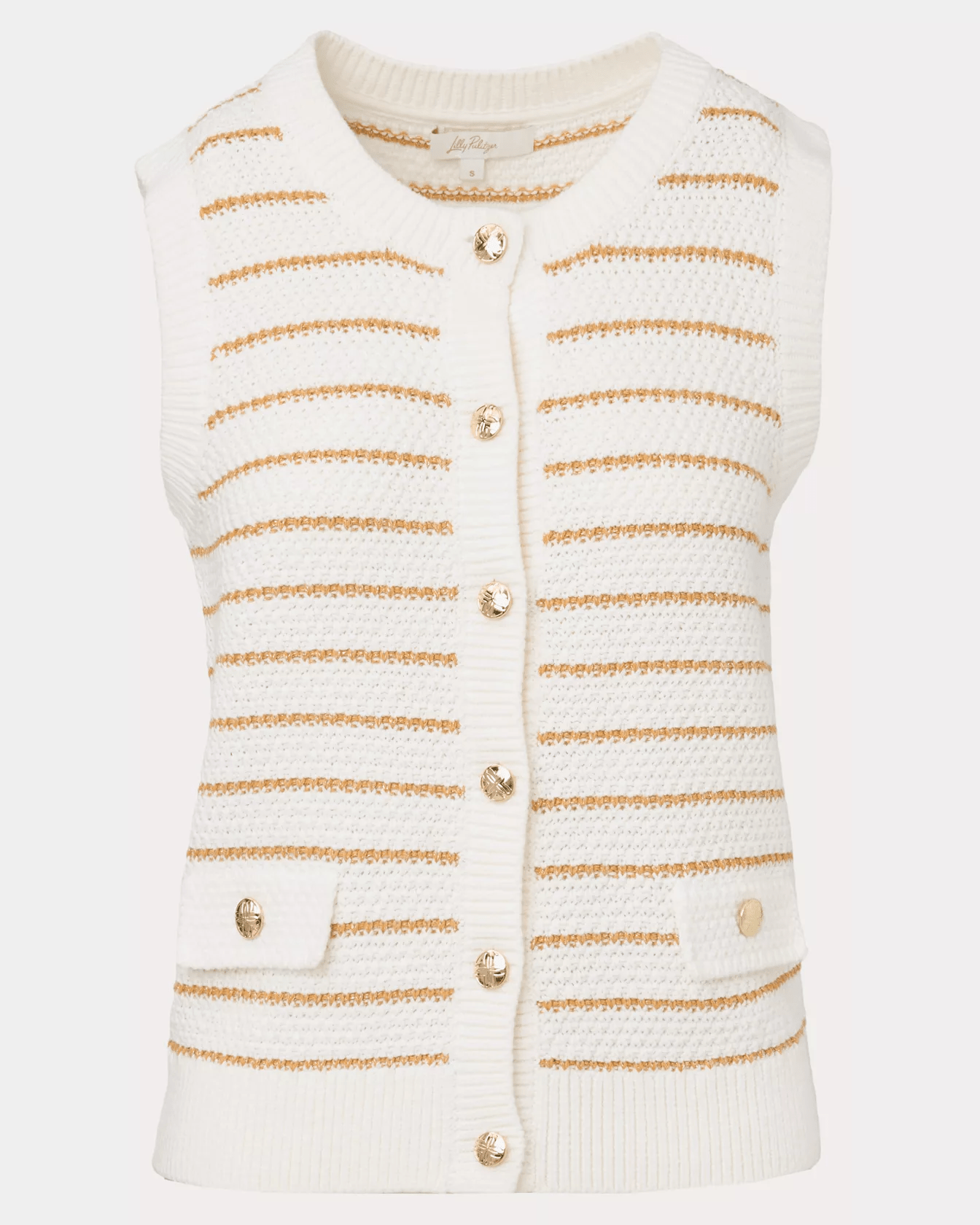 Shayna Sweater VestLILLY PULITZERThe Printed Peach Savannah