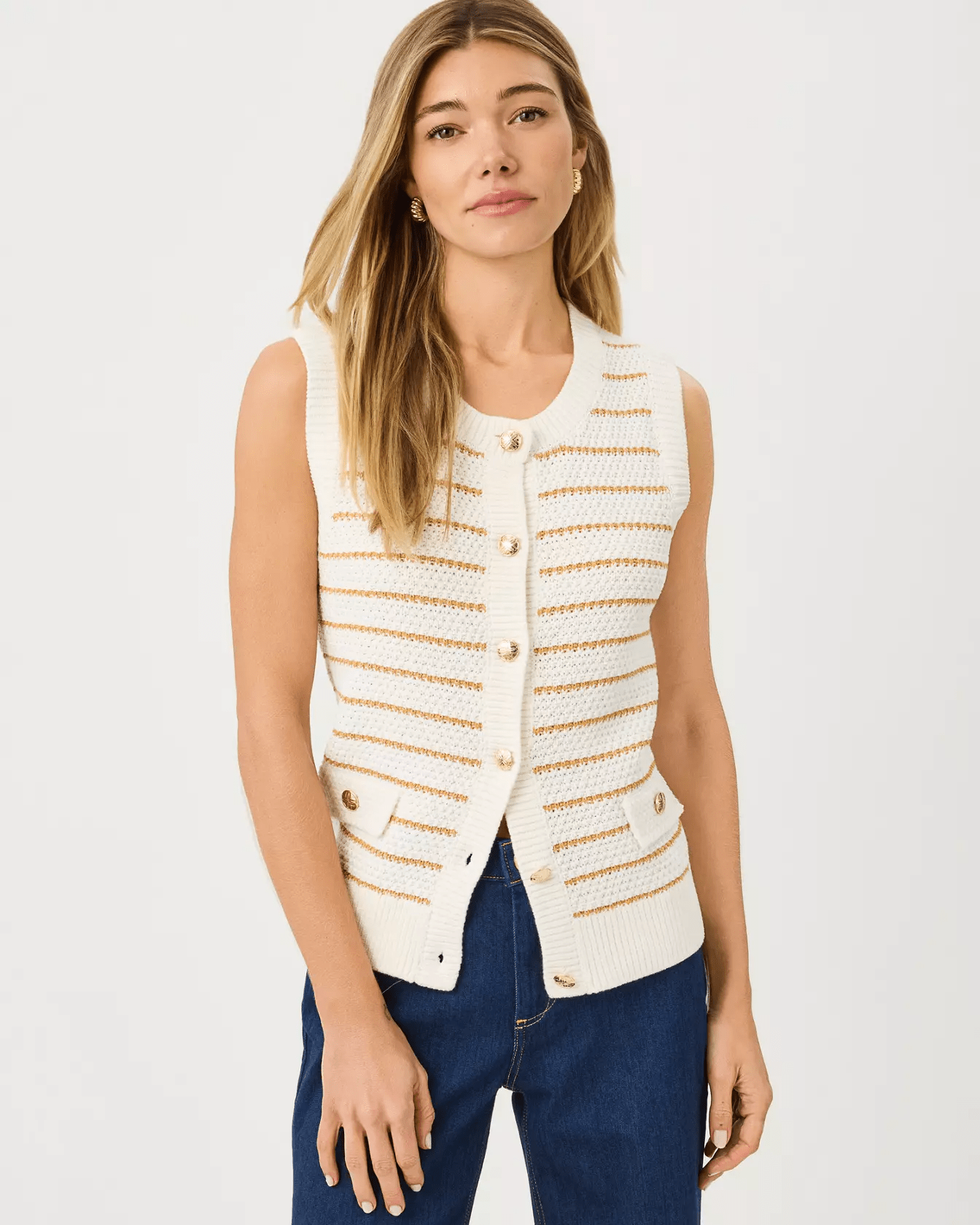 Shayna Sweater VestLILLY PULITZERThe Printed Peach Savannah