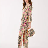 Shealyn 3/4 Sleeve Stretch Cotton Maxi CaftanWomen - Dresses - Fitted DressesLILLY PULITZERThe Printed Peach Savannah