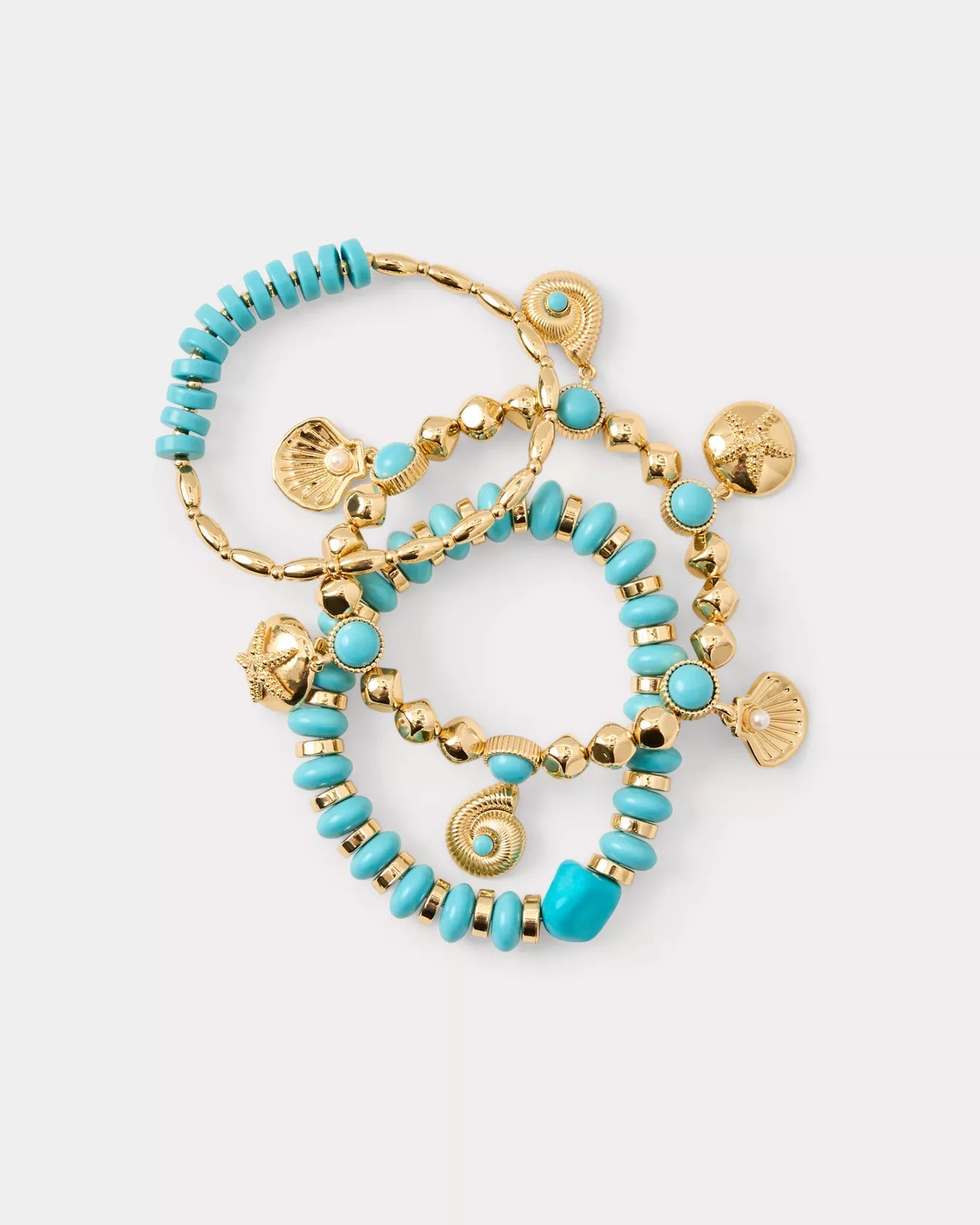 Shell Shine Bracelet SetAccessories - Jewelry - BraceletsLILLY PULITZERThe Printed Peach Savannah
