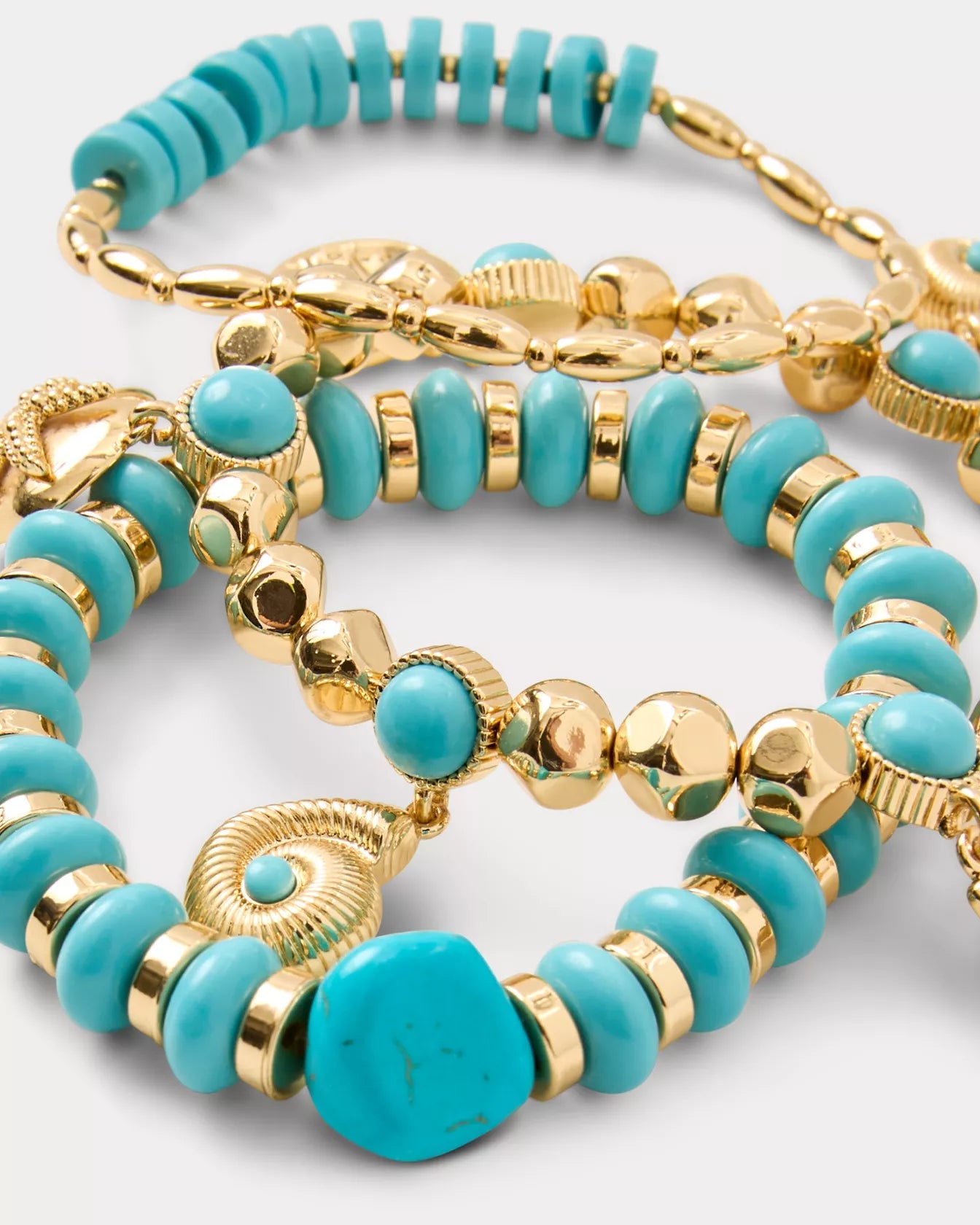 Shell Shine Bracelet SetAccessories - Jewelry - BraceletsLILLY PULITZERThe Printed Peach Savannah