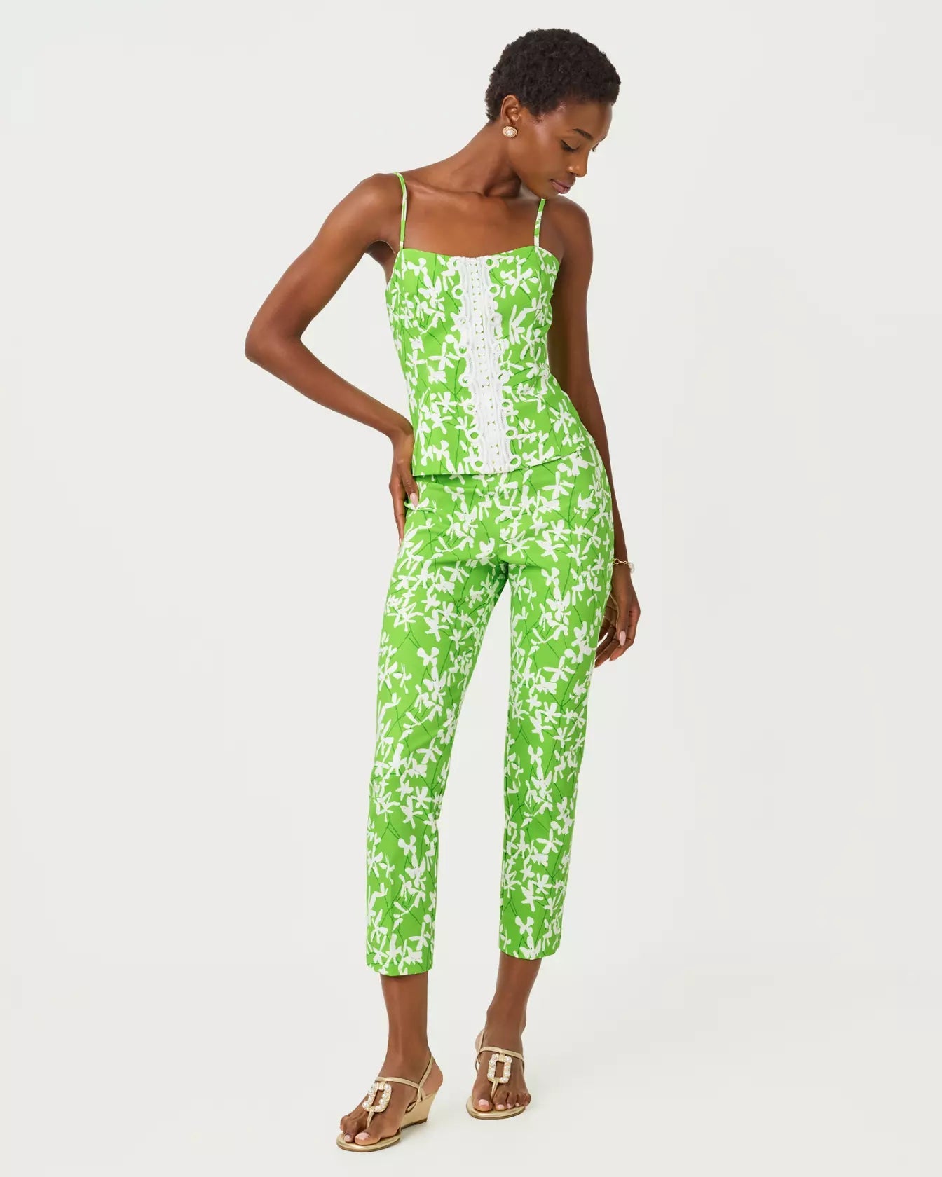 Shelli Stretch TopWomen - TopsLILLY PULITZERThe Printed Peach Savannah