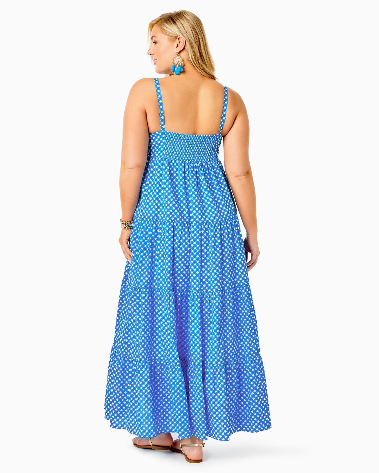 Shylee Cotton Maxi DressWomen - Dresses - Swing DressesLILLY PULITZERThe Printed Peach Savannah