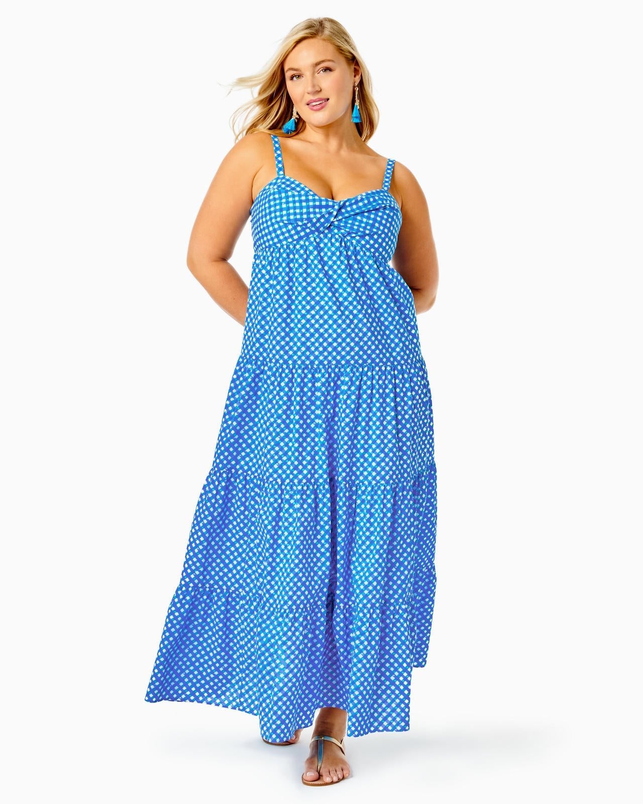Shylee Cotton Maxi DressWomen - Dresses - Swing DressesLILLY PULITZERThe Printed Peach Savannah